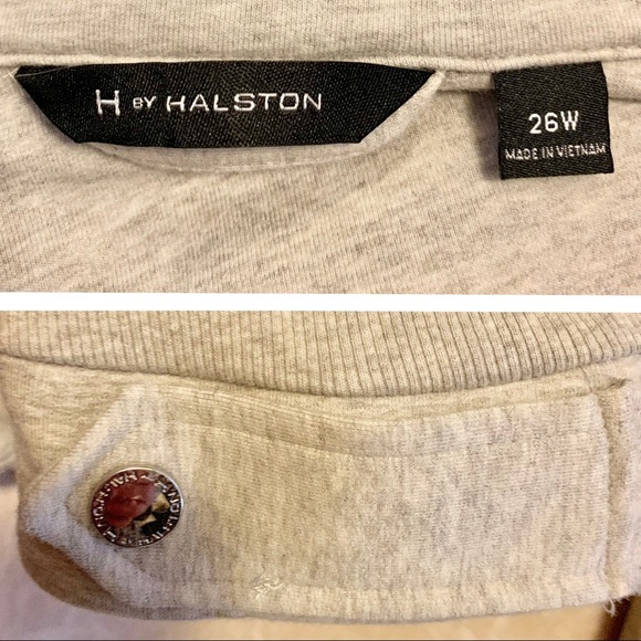 H By Halston French Terry Moto Jacket - Picture 9 of 13